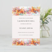 60th Birthday Fall Leaves and Gold Celebration Kaart (Staand voorkant)