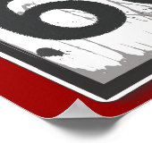 60th Birthday Funny Grungy Speed Limit Sign Poster (Hoek)