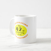 60th Birthday Gag Gift Koffiemok (Voorkant links)