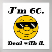 60th Birthday Gag Gift Poster (Voorkant)