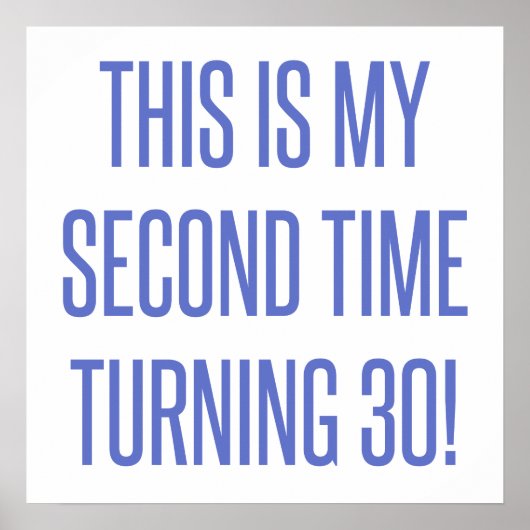 60th Birthday Gag Gift Poster (Voorkant)