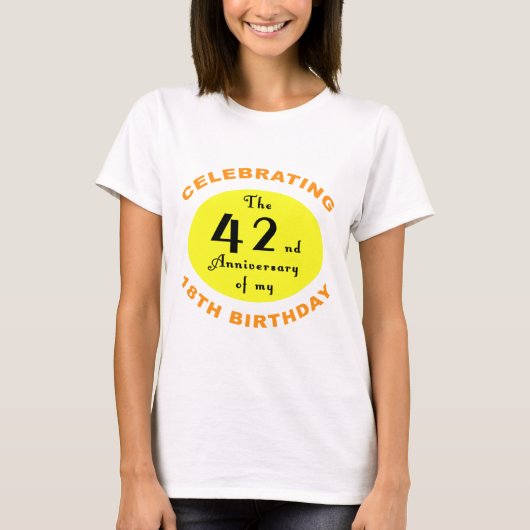 60th Birthday Gag Gift T-shirt (Voorkant)