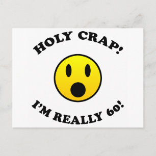 60th Birthday Gag Gifts Briefkaart