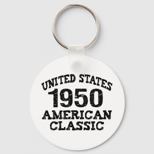 60th Birthday Gifts, 1950 Sleutelhanger (Voorkant)
