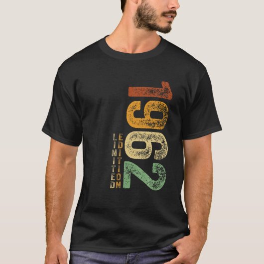 60Th Birthday Gifts 60 Year Old Retro Limited Edit T-shirt (Voorkant)