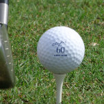60th Birthday Golfballen<br><div class="desc">Op zoek naar een uniek en doordacht cadeau voor de 60ste verjaardag van uw geliefde? Bekijk onze aanpasbare 60e verjaardag golfballen van Zazzle, perfect voor elke golfliefhebber. Personaliseer ze met hun naam, een speciale boodschap, of zelfs een foto, en show ze hoeveel ze geliefd zijn terwijl ze op het groen...</div>