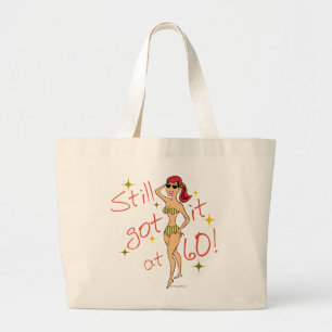 60th Birthday Grote Tote Bag