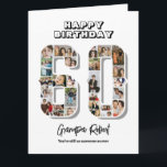 60th Birthday Jubileum Nummer 60 Fotocollage Kaart<br><div class="desc">Vier 60ste verjaardag of trouwdag met deze aangepaste fotocollage. Kies uw favoriete foto's voor weergave. Pas de naam, tekst en datum aan uw gelegenheid aan. Dit wordt een mooie aandenken met gepersonaliseerde boodschap om op terug te kijken met familie en vrienden. Als je een ander nummer nodig hebt als je...</div>