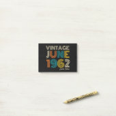 60th Birthday  June 1962 Limited Edition Post-it® Notes (Op bureau)