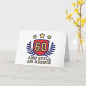 60th Birthday Kaart (Gele Bloem)