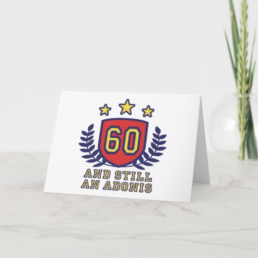 60th Birthday Kaart (Voorkant)