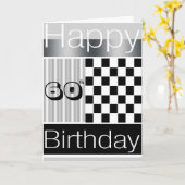 60th Birthday Kaart (Gele Bloem)