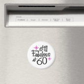 60th Birthday Magneet (Insitu (Vaatwasser))
