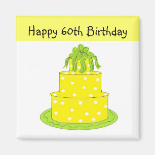 60th Birthday Magneet