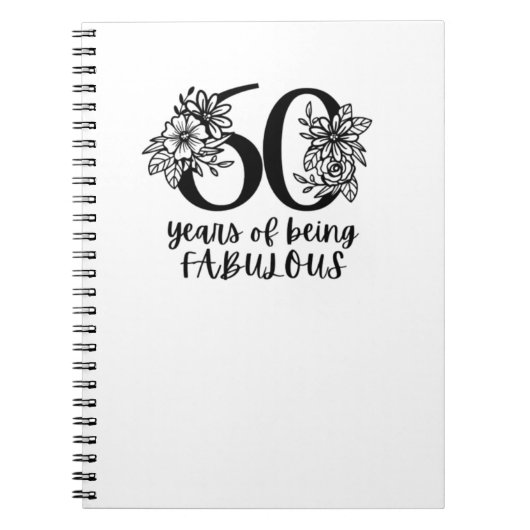 60th Birthday Notitieboek (Voorkant)