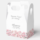 60th Birthday Party January Birth Month Flower  Bedankdoosjes (Geopend)