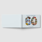60th Birthday Photo Collage Milestone Guestbook Gastenboek (Volledig)