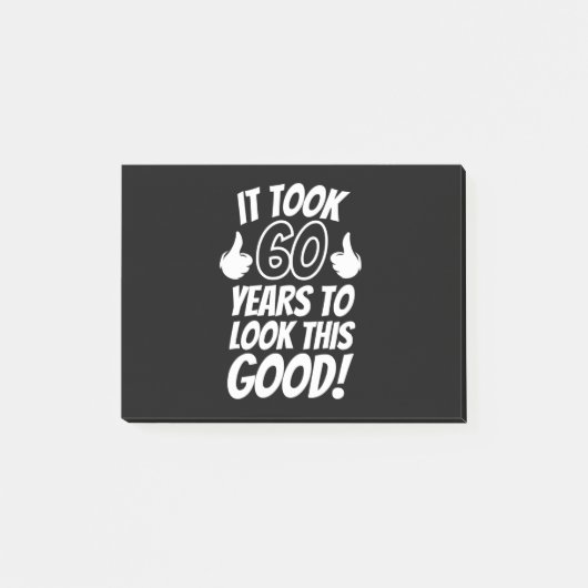 60th Birthday Post-it® Notes (Voorkant)