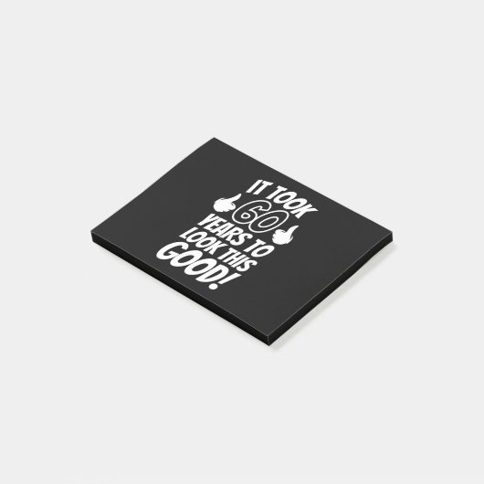 60th Birthday Post-it® Notes (Schuin)