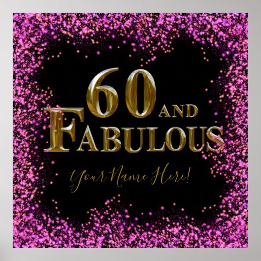 60th Birthday Poster (Voorkant)