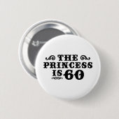 60th Birthday Ronde Button 5,7 Cm (Voorkant /achterkant)