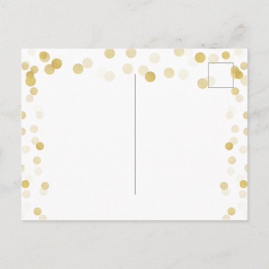 60th Birthday Save the Date Gold Balloons Glitter Aankondigingskaart (Achterkant)