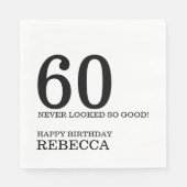 60th Birthday Servet (Voorkant)