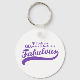 60th Birthday Sleutelhanger