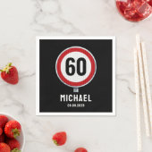 60th Birthday Speed Limit Sign - ANY AGE Servet (Insitu)