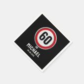 60th Birthday Speed Limit Sign - ANY AGE Servet (Hoek)