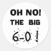 "60th Birthday" Stickers (Voorkant)