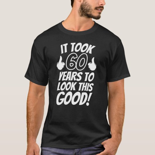 60th Birthday T-shirt (Voorkant)