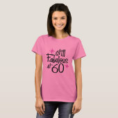 60th Birthday T-shirt (Voorkant volledig)