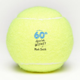 60th Birthday Tennisballen