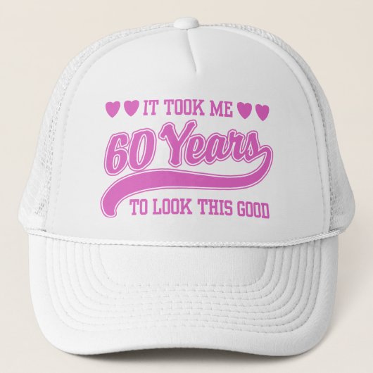 60th Birthday Trucker Pet (Voorkant)