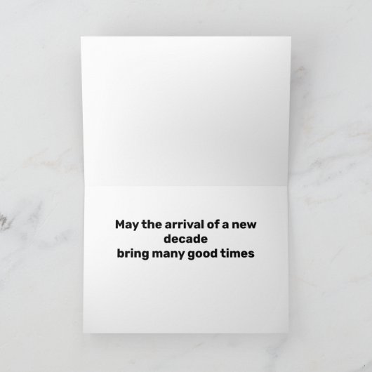 60th Birthday Yellow Street Signs Jouw naam toevoe Kaart (Binnen)