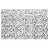 60th Black & White Random Number Pattern 60 Stof (Yard (91,4 cm))