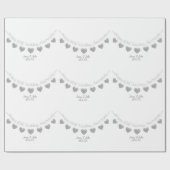 60th Diamond trouwdag bunting ontwerp Cadeaupapier (Vlak)