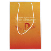 60th Jubilee Jubileum Nun Pax Cross, Oranje Medium Cadeauzakje (Voorkant)