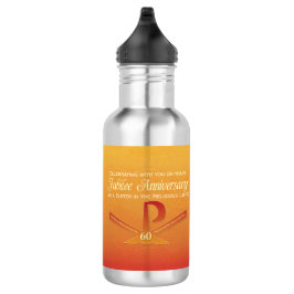 60th Jubilee Jubileum Nun Pax Cross, Oranje Waterfles