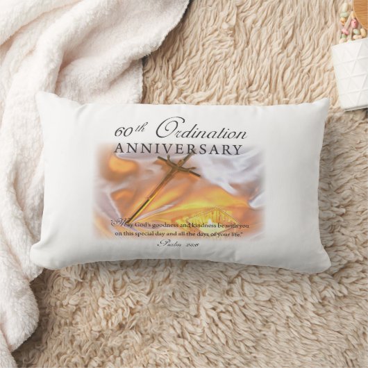 60th Ordination Jubileum, Cross Candle Kussen (Deken)