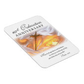 60th Ordination Jubileum, Cross Candle Magneet (Rechterzijde)