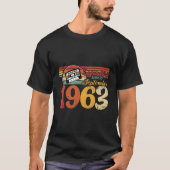 60Th Py 60Th Born September 1963 T-shirt (Voorkant)