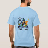 60th Reunion Tee blue T-shirt (Achterkant)