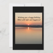 60th Shine Bright Birthday Sunrise Black Gold (Achterkant)