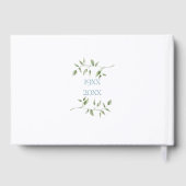 60th Wedding Anniversary Floral Greenery Gastenboek (Achterkant)