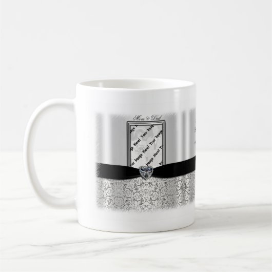 60th Wedding Jubileum Foto Mok (Links)