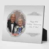 60th Wedding Jubileum Foto Plaque Fotoplaat (Zijkant)