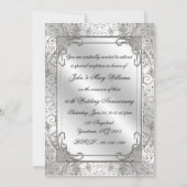 60th Wedding Jubileum Foto Uitnodiging Kaart (Achterkant)