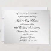 60th Wedding Jubileum Foto Uitnodiging Kaart (Achterkant)